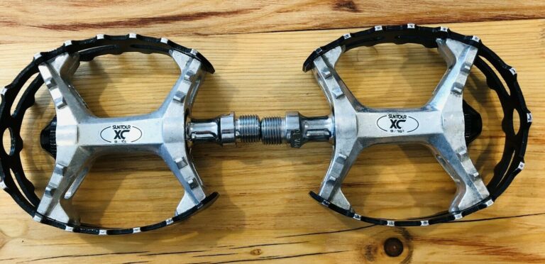 Suntour XC-2 XC II 9/16 Pedals Bear Trap Vintage Mountain Bike / BMX Pedals - Great American 